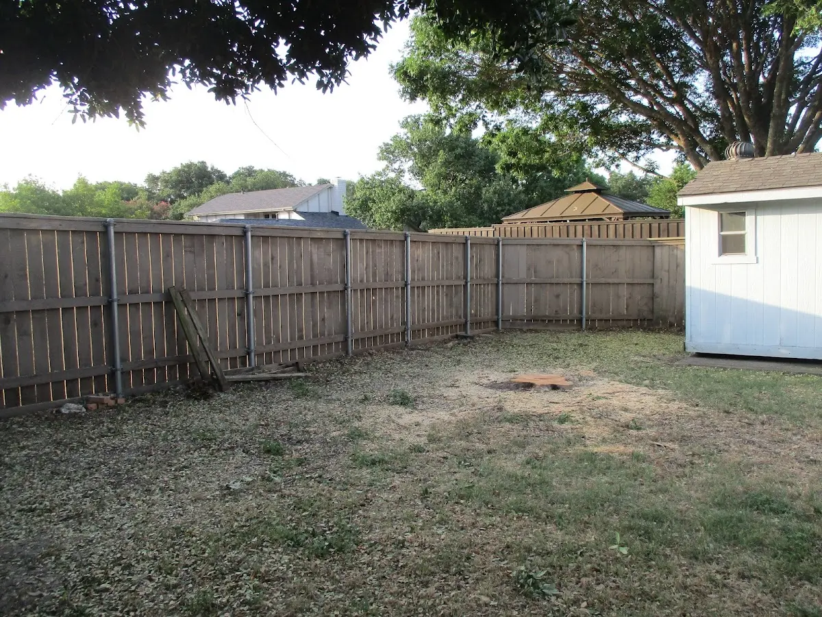Cleared yard after professional tree removal in Hopewell Junction